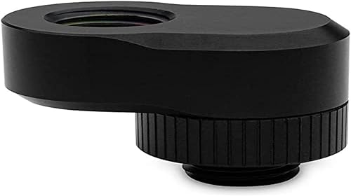 EKWB EK-Quantum - Adaptador de desplazamiento giratorio de torque, 0.551 in, negro, 8-10