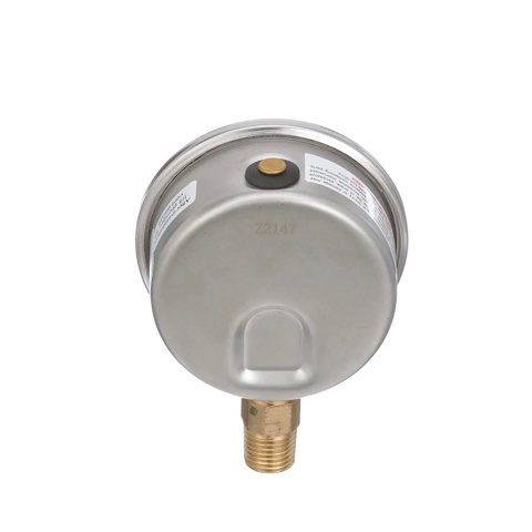 Image of Winters Instruments - PFQ802 -802 PFQ Series Stainless Steel 304 Dual Scale Liquid Filled Pressure Gauge with Brass Internals, 0-30 psi /kpa,2-1 /2 inch Dial Display, + /-1.5% Accuracy, 1 /4 inch NPT Bottom Mount