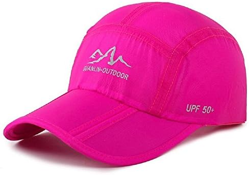 Baseball Cap Mens Sun Hats Lightweight Sports Hat Cooling Quick Dry UPF 50+ Breathable Outdoor Caps with Foldable Unisex