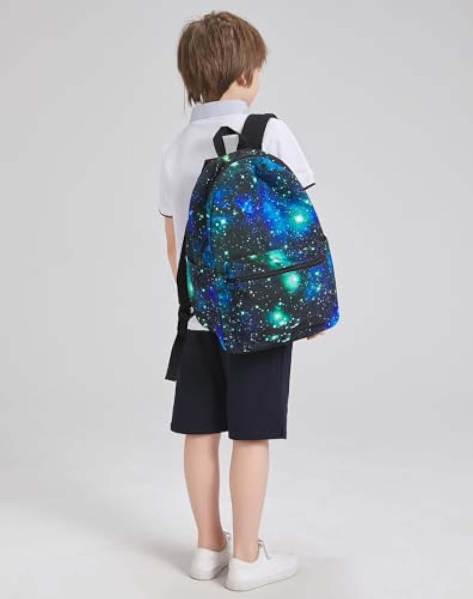Galaxy Pattern Backpack for Elementary Kids