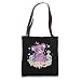 Goth Teddy Toy Creepy Skull Bear Tote Bag