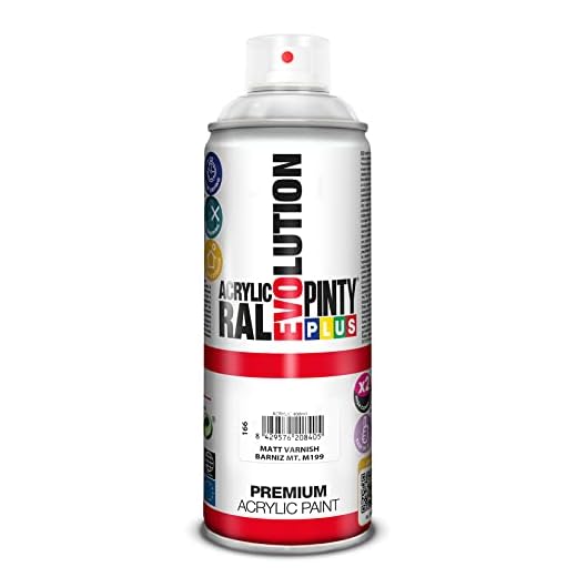 Pintura spray Acrílica Barniz Mate PINTYPLUS EVOLUTION 520cc Matt varnish M199