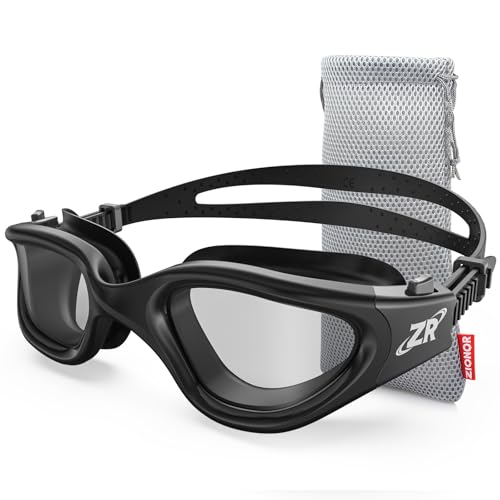 ZIONOR G1 Polarized Swimming Goggles for Unisex Adult Women Anti Fog 100% Anti UV Diving Goggles