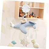 TOYANDONA Musikspieluhr Mobile mit Aufziehmechanismus Rotierendes Babybett Sanften Wiegenliedern...