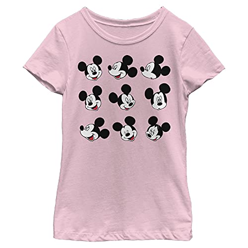 T-shirt Disney fille rose col rond vêtements de mode enfant motif imprimé taille S