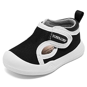 TODDLLUBY Baby Toddler Boys Girls Water Shoes Breathable Non-Slip Sport Beach Sandals
