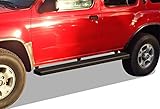 APS Running Boards (Side Bars Side Steps Step Bars) Compatible with Ford Escape 2001-2007 (Stainless Steel Black Powder Coated 5 inches)