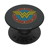 Wonder Woman Vintage Emblem PopSockets Adhesive PopGrip