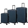 It Luggage Precursor Titan 3 Piece Hardside 8 Wheel Expandable Spinner Set, Majolica Blue