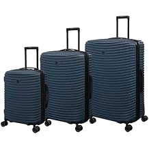 It Luggage Precursor Titan 3 Piece Hardside 8 Wheel Expandable Spinner Set, Majolica Blue