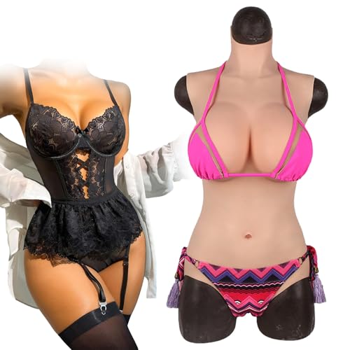 Body en silicone pour travestis bonnet D avec faux vagin et formes mammaires réalistes pour trans
