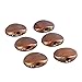 Folk Guitar String Button, Universal Easy To Hold Replacement Guitar String Handle Knob Head Portable Prevent Falling Off for Performing (Brown)