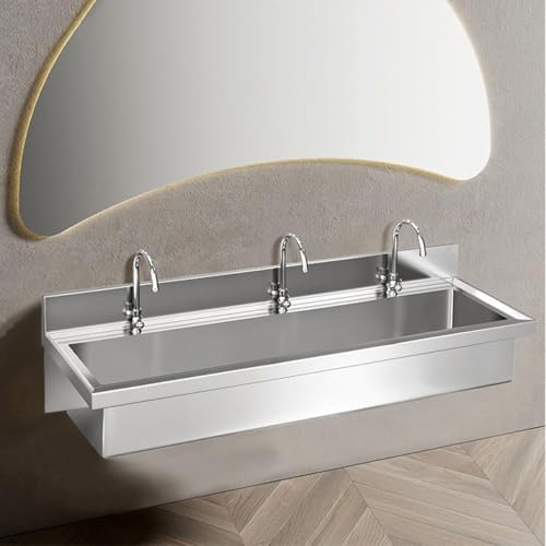 Lavabo comercial de manos que optimiza el espacio en tu garaje 8