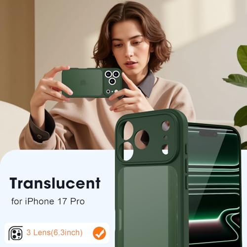 Coque iPhone 17 Pro verte antichoc : finis les écrans brisés et les rayures - 2