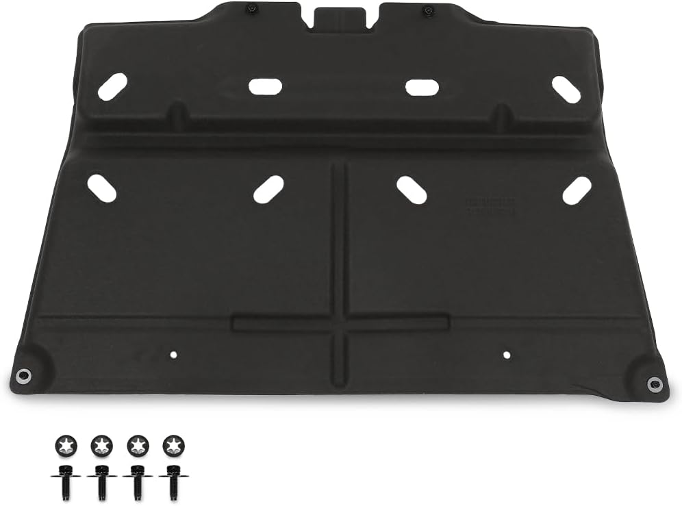 G-PLUS Splash Panel Shield Under Diaper w/Mounting Screw Compatible with 2015-2020 Ford F150 with Gasoline Engine/Not Fit Raptor Model/Not Fit 3.0L Diesel ML3Z-7222-D 15-20 F150
