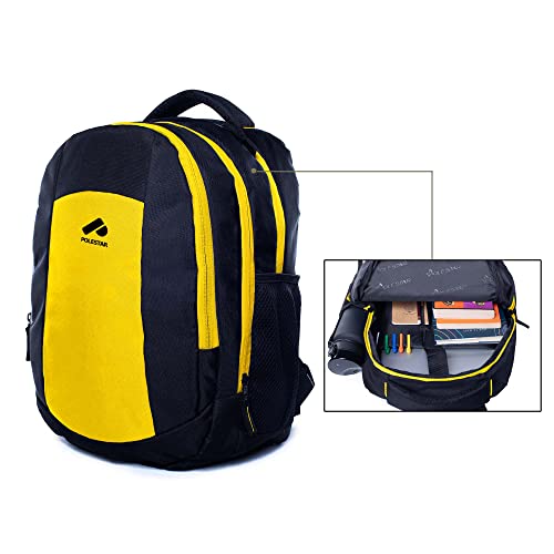Image of POLE STAR Noble 32 L Bag for College, School, Office, Casual Multipurpose Backpack with 15.6 inch Laptop Compartment, Water Resistant, Unisex Design, Stylish & Durable, 1 Year Warranty