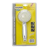 MAURER 4020640 Maneral Ducha Led Indicador Temperatura Ø 11 cm, Multicolor