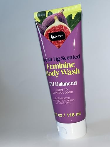 b.pure Fresh Fig Scented Feminine Body Wash, pH Balanced, Helps Control Odor, Paraben-Free, 4 fl oz image 3