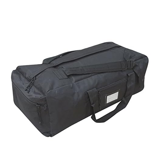Sac Militaire Commando OPEX 80 L - Noir