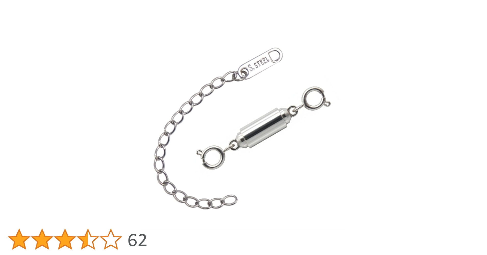 Amazon.co.jp: KARMAREY ネックレス 留め具 ステンレス製 マグネット