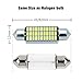AUTOGINE 4pcs CAN-Bus Error Free 211-2 212-2 569 578 LED Bulbs Festoon 41MM / 42MM 1.72” Xenon White 3014 33-EX Chipsets for Car Interior Dome Map Door Courtesy License Plate Lights