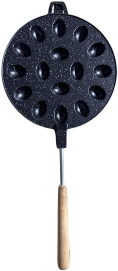 Oval Walnut Cookie Maker Pan Nonstick Baking Tool for Nut Waffles and Pastries Oven and Dishwasher Safe Bakewares