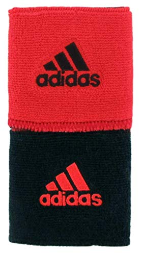 Adidas Interval Reversible Wristband, Hi-Res Red/Black, One Size #TOP27