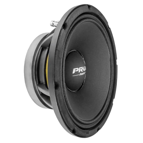 PRV AUDIO 10 inch Midbass Speaker 10MB800FT, 800 Watts, 8 Ohm, 2.5 in Voice Coil, Pro Audio Mid Bass...