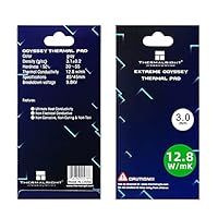 Thermalright Thermal Pad 12.8 W/mK, 85x45x3.0mm, Non Conductive Heat Resistance High Temperature Resistance, Odyssey Silicone Thermal Pads for Laptop Heatsink/GPU/CPU/LED/PS4 Cooler(3.0mm)