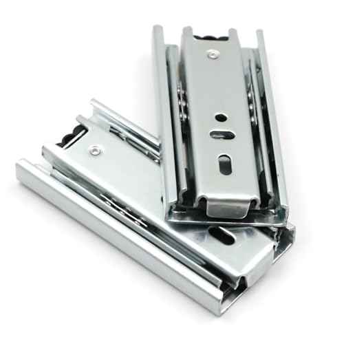 Guías de cajón de alta durabilidad en metal con sistema de rodamiento suave 4