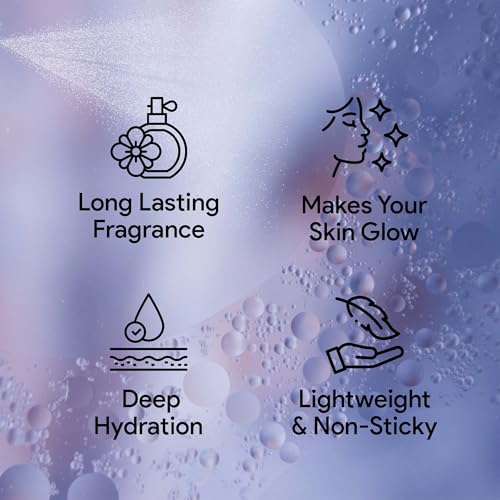 Image of LA'BANGERRY Luxe Charm Perfume Spray Body Lotion with Vitamin E Oil & Turmeric | Moisturizing & Skin Nourishing Body Lotion | Sulphate & Paraben Free | 200ml (Pack Of 2)