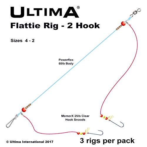 Ultima Unisex e8401 Flattie Rig 1 Gancho de mar, Claro, tamaño 4 Cover