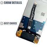 VUXYIT Kompatybilny z Huawei P30 Lite, ekran dotykowy, cyfrowy przetwornik LCD, wyświetlacz LCD, część zamienna [z odciskami palców], w zestawie zestaw naprawczy