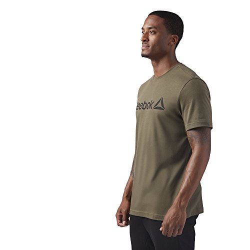 Reebok Delta Read Late Add Camiseta, Hombre, Verde (armygr), XL