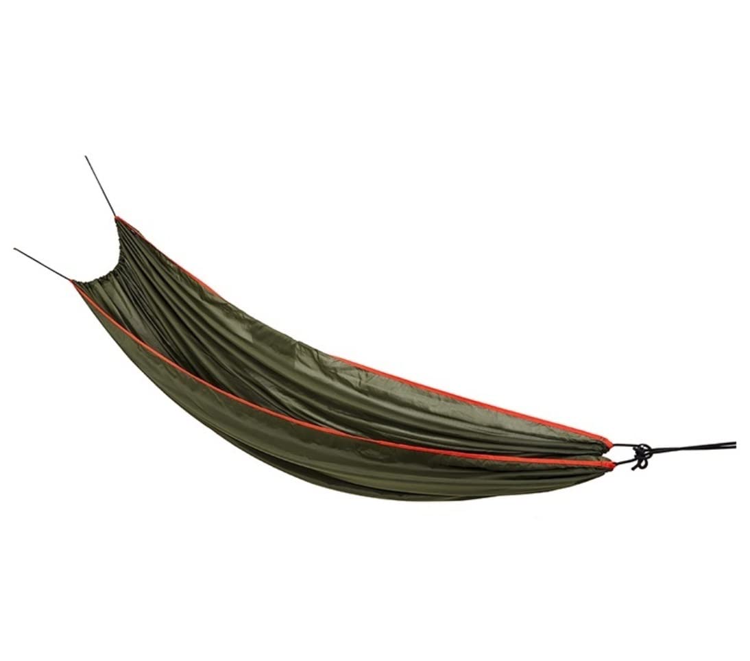 Hamak Hamaki Przenośny Hamak Nylonowe Hamaki Spadochronowe Do Podróży Z Plecakiem Plaża Podwórko Patio Turystyka Rekreacja Na Świeżym Powietrzu Hamak kempingowy (Color : Grün, Size : 250 * 100cm)