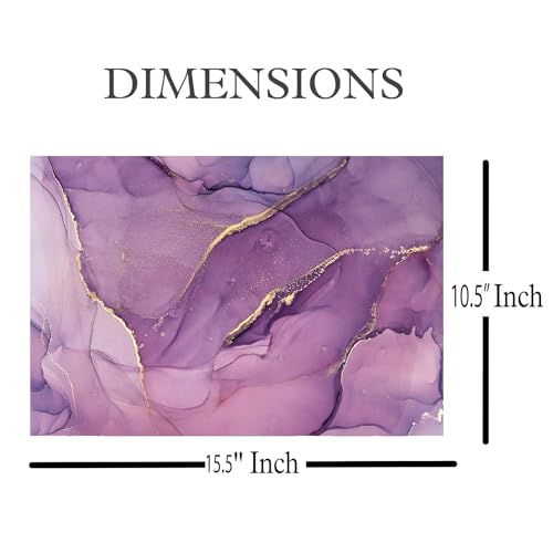 Image of Laptop Skin Stickers HD Quality Sticker for Laptops Upto 15.6 inch (Dustproof|Waterproof|Scratchproof|Reusable) - PRPL Marble RON6