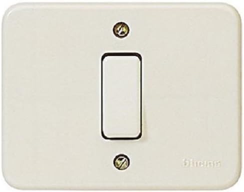 Bticino S1101N Domino Kit, Tilting Art, 6A, Resin Plate, 89 x 69 mm, Ivory