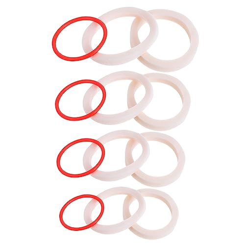 GOOHOCHY Seal Lubrication Ring Set for Bicycle Fork 4 Pieces Bike Front Fork Sponge Absorbent Easy to Use