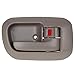 AUTEX 1pcs Beige Interior Door Handle (Front Right Side Passenger Side) Replacement for 1998 1999 2000 2001 2002 2003 Toyota Sienna (OE numbers: 6927708010-E0/80504)