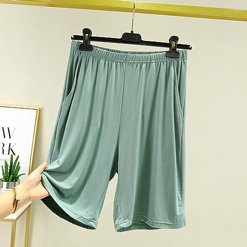 2-Piece Mens Crew Neck Shorts Pajama Sets Summer Short Sleeve Shorts Pjs Set with Henley Top Lounge Set 4XL-6XL4