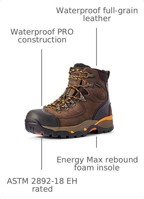 Image of Ariat Men's Endeavor 6 inch Waterproof Work Boot