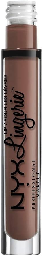 NYX Professional Makeup Lip Lingerie Liquid Lipstick, Creamy and Matte Finish, Long Lasting, Vegan Formula, Shade: Cabaret Show