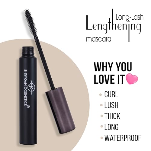 Shryoan Long-Lash Lengthening Jet Black Mascara | Water & Smudge Proof | Long Lasting & Boost Volume Mascara | Upto 18 Hours Stay ( 15 ml ) - Image 3