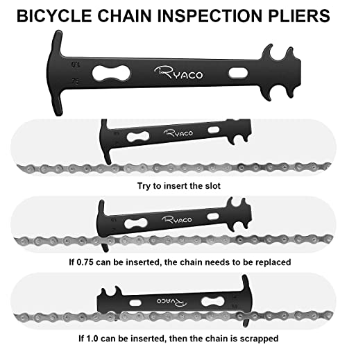Ryaco Set de Herramientas para Cadena de Bicicleta, Kit Profesional para Reparar Eslabones de Cadena miniatura 5