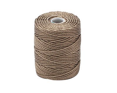 C-Lon Tex 400 Heavy Weight Bead Cord - Antique Brown 1.0mm, 39 Yard Spool For Jewelry Making