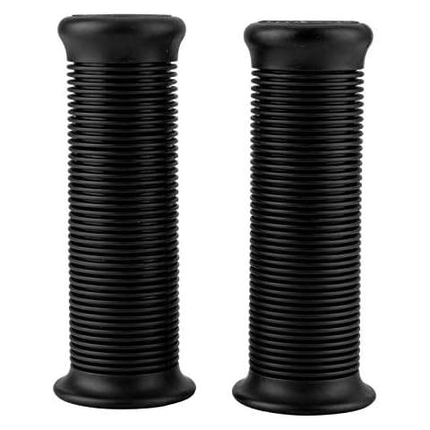 Motorcycle Handlebar Grips, Akozon 1" 25mm/1.1" 28mm Non Slip Rubber End Thruster Grip Motorcycle Comfort Hand Handlebar Grip for Honda for Kawasaki for Yamaha Dukadi Cover