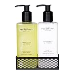 Hand Wash and Lotion Set - Scented Hand and Body Cream and Liquid Soap, Natural, Revitalising, Hydrates and Moisturises for Soft Skin, Gift of Luxury (Grapefruit & Citron) - Pecksniff’s