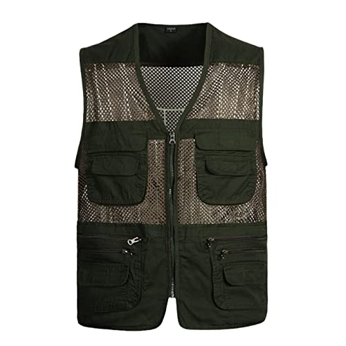 Gilet de travail tactique en maille respirante Kelsiop multipoche