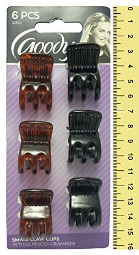 Pinzas pequeñas Goody para cabello, paquete de 6 miniatura 2