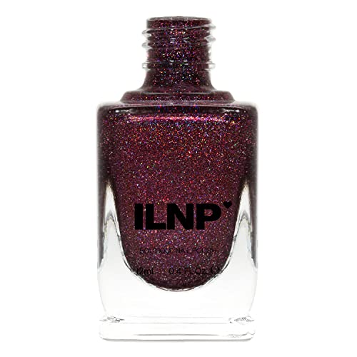 Image of ILNP Broadway - Saturated Wine-Red Ultra Holo Nail Polish